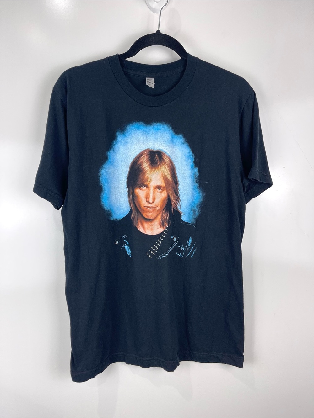 American Apparel Tom Petty Heartbreakers Graphic T-Shirt Size M Black Band Tee